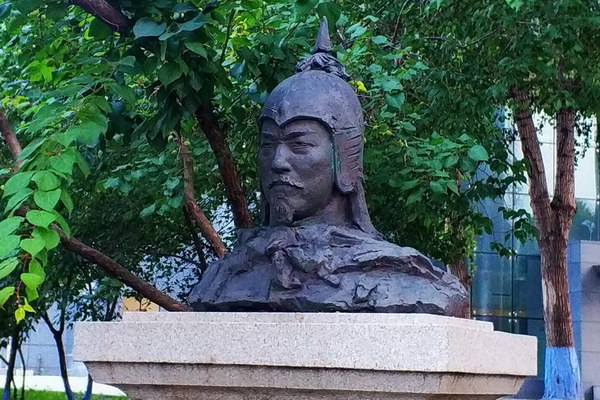 校園玻璃鋼名人頭像雕像